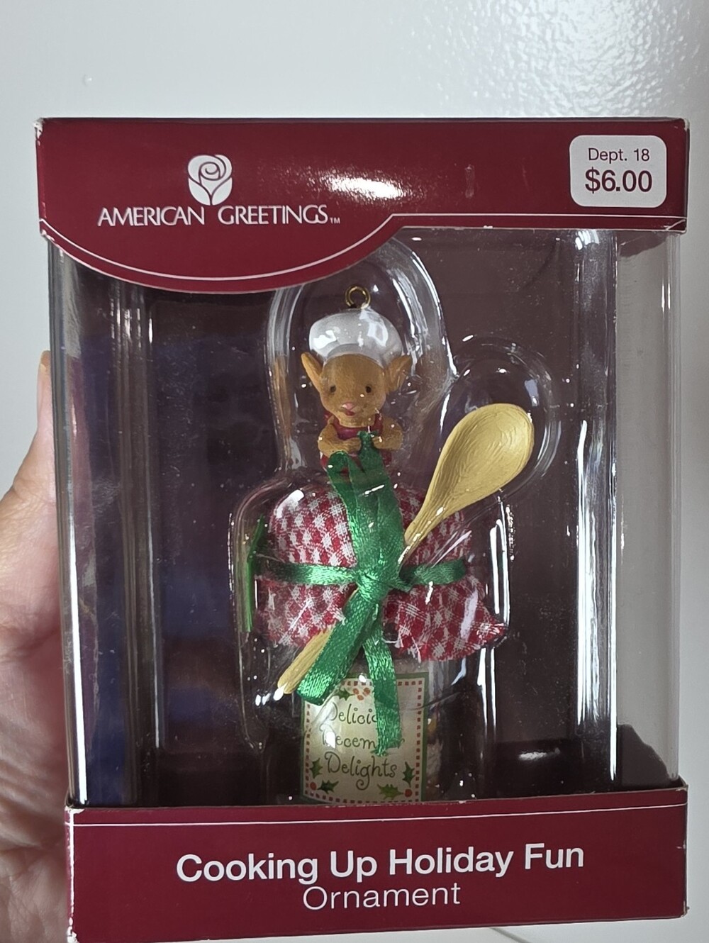 🎄 American Greetings Coming Up Holiday Fun Ornament